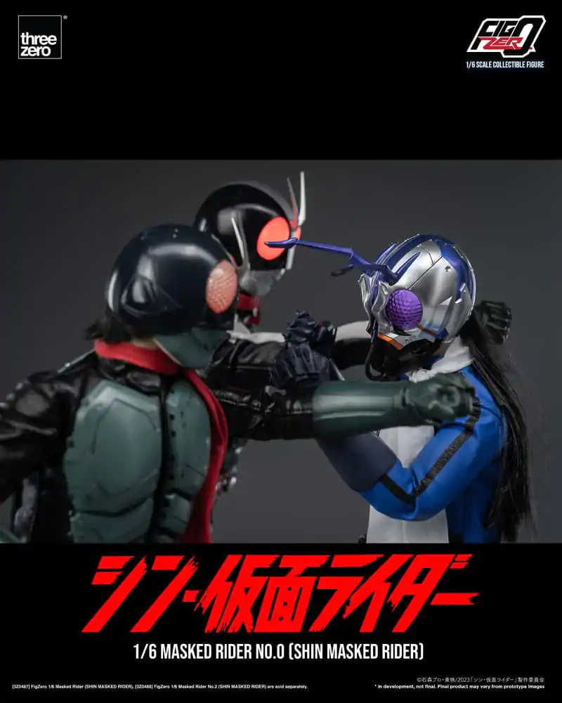 Kamen Rider FigZero Actionfigur 1/6 Masked Rider No.0 (Shin Masked Rider) 30 cm Produktfoto