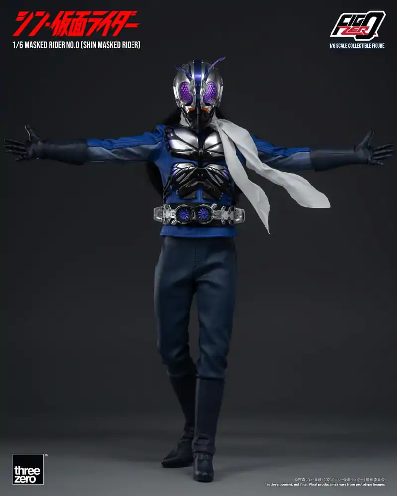 Kamen Rider FigZero Actionfigur 1/6 Masked Rider No.0 (Shin Masked Rider) 30 cm Produktfoto