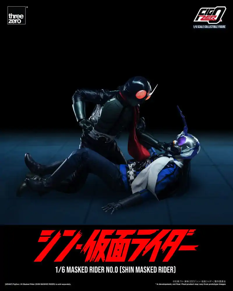 Kamen Rider FigZero Actionfigur 1/6 Masked Rider No.0 (Shin Masked Rider) 30 cm Produktfoto