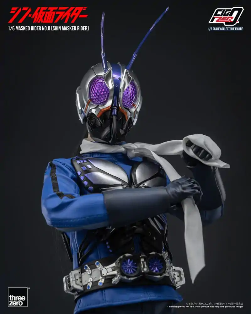 Kamen Rider FigZero Actionfigur 1/6 Masked Rider No.0 (Shin Masked Rider) 30 cm Produktfoto