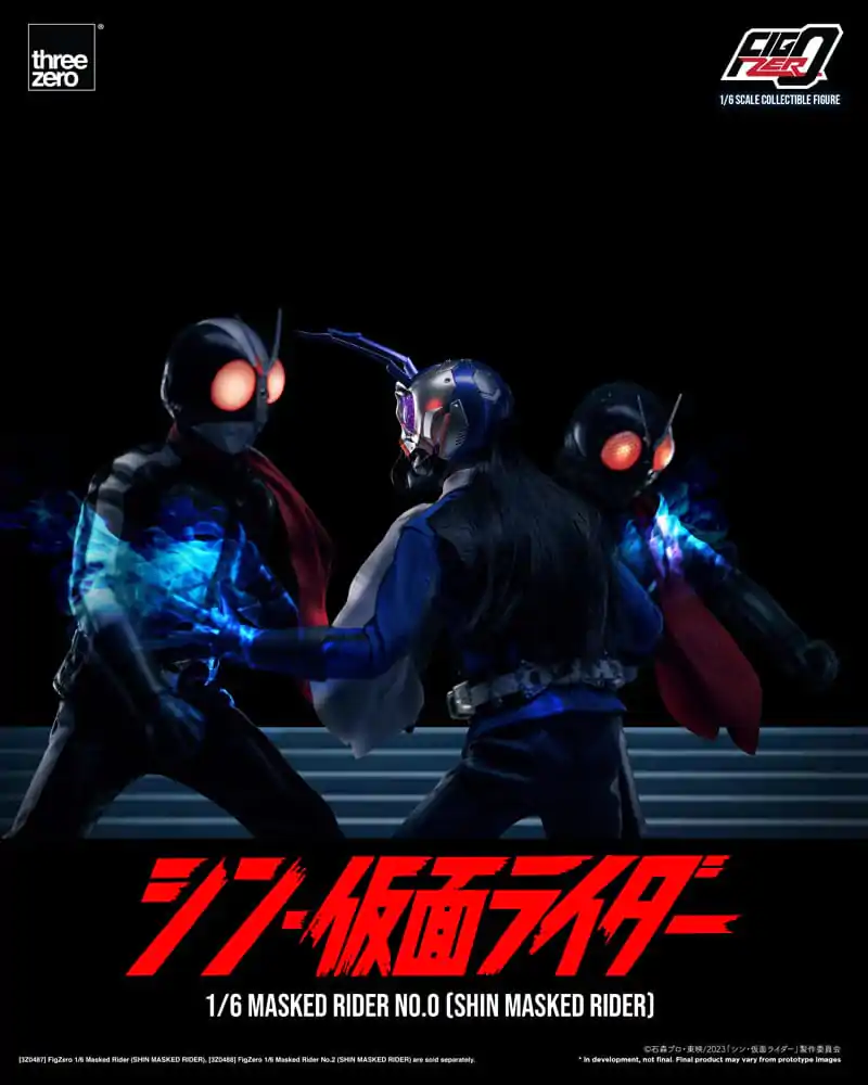 Kamen Rider FigZero Actionfigur 1/6 Masked Rider No.0 (Shin Masked Rider) 30 cm Produktfoto