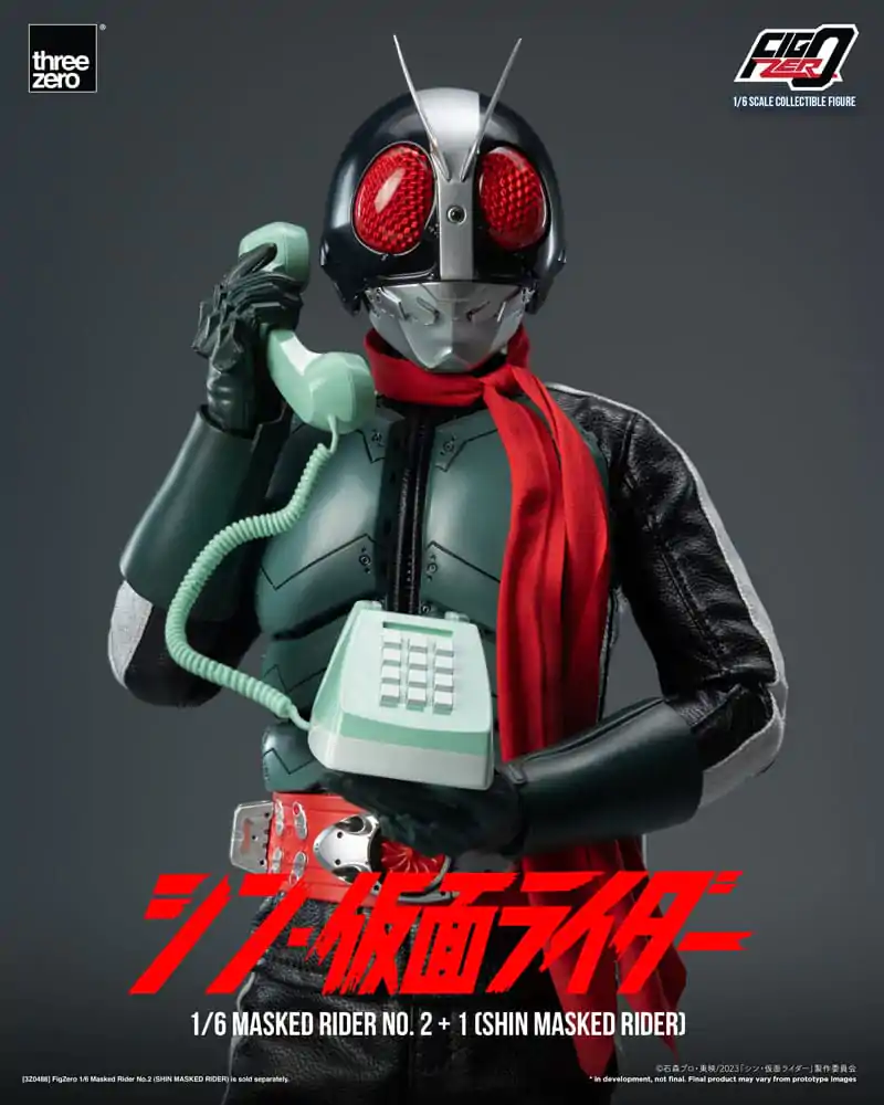 Kamen Rider FigZero Actionfigur 1/6 Masked Rider No.2+1 (Shin Masked Rider) 32 cm termékfotó