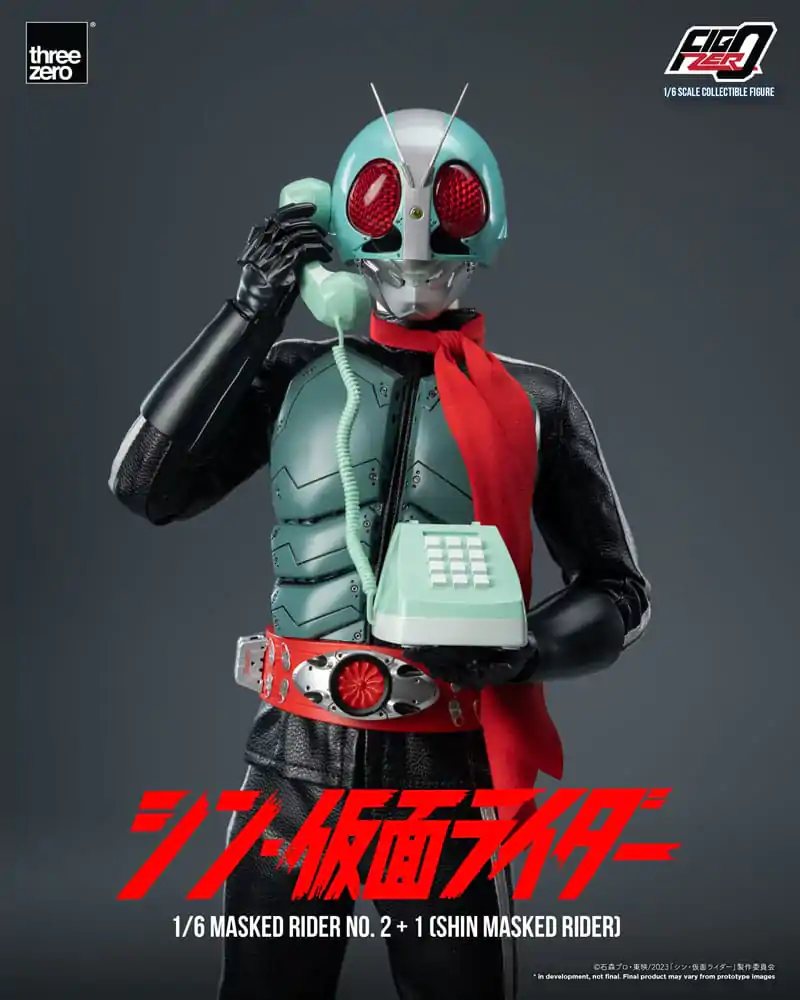 Kamen Rider FigZero Actionfigur 1/6 Masked Rider No.2+1 (Shin Masked Rider) 32 cm termékfotó