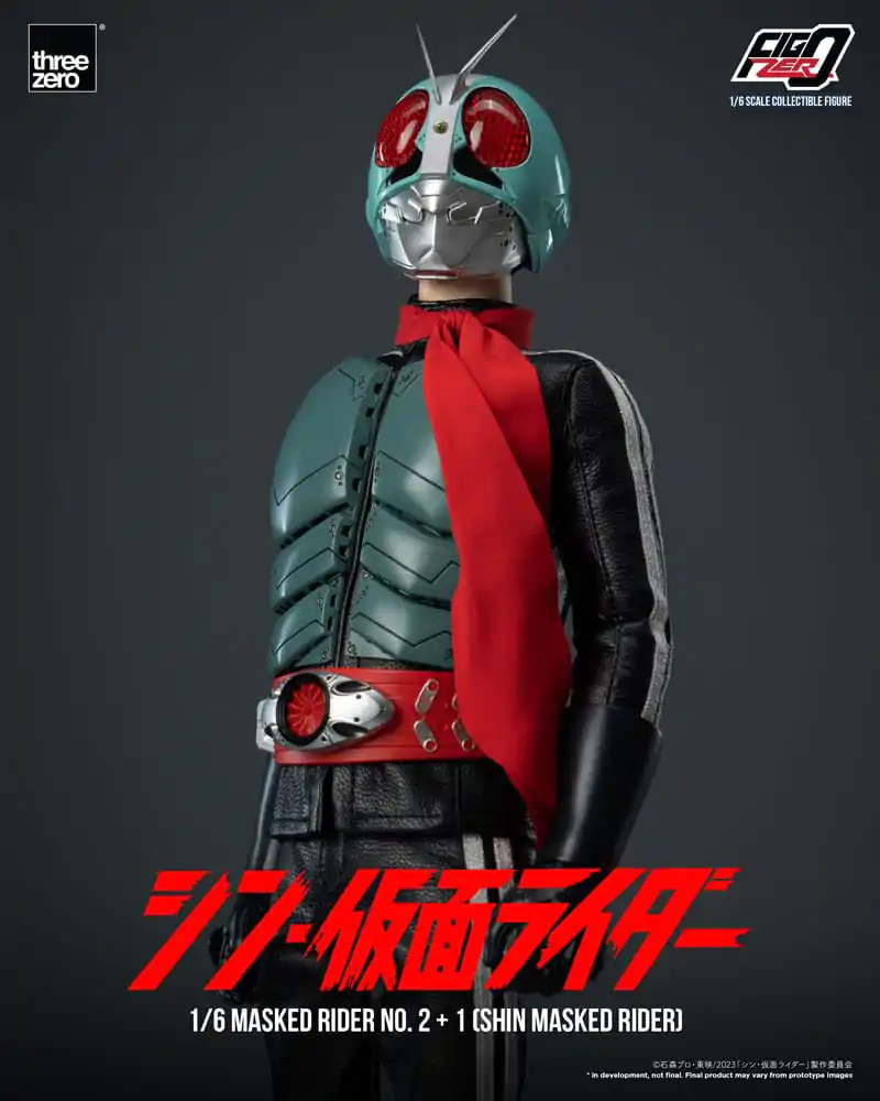 Kamen Rider FigZero Actionfigur 1/6 Masked Rider No.2+1 (Shin Masked Rider) 32 cm termékfotó