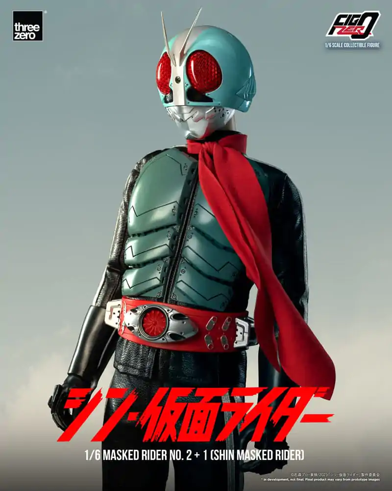 Kamen Rider FigZero Actionfigur 1/6 Masked Rider No.2+1 (Shin Masked Rider) 32 cm termékfotó