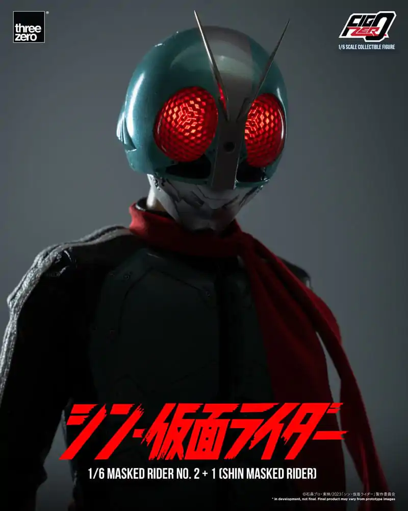 Kamen Rider FigZero Actionfigur 1/6 Masked Rider No.2+1 (Shin Masked Rider) 32 cm termékfotó