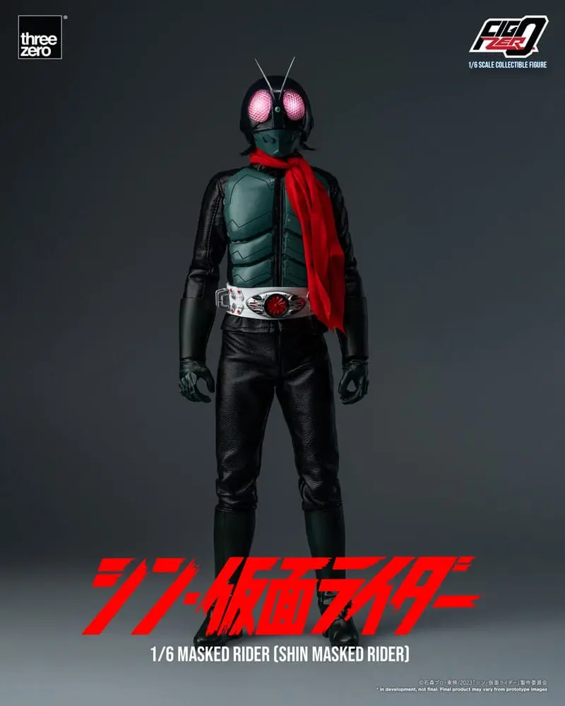 Kamen Rider FigZero Actionfigur 1/6 Shin Masked Rider 30 cm Produktfoto