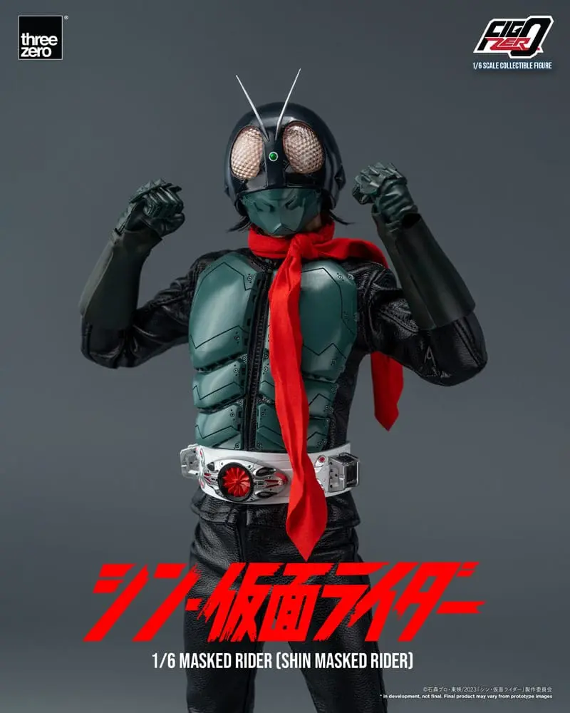 Kamen Rider FigZero Actionfigur 1/6 Shin Masked Rider 30 cm Produktfoto
