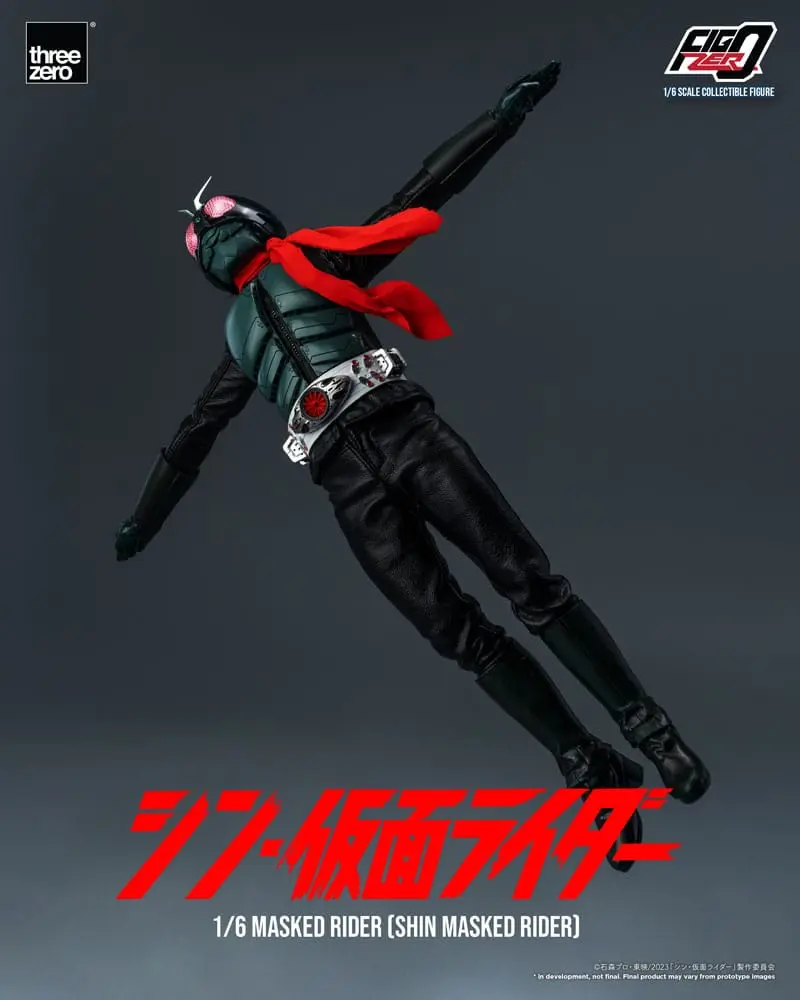 Kamen Rider FigZero Actionfigur 1/6 Shin Masked Rider 30 cm Produktfoto