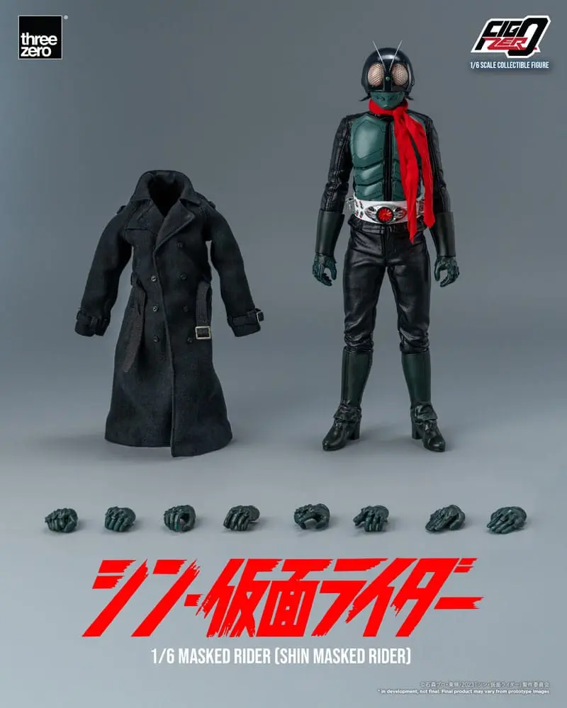 Kamen Rider FigZero Actionfigur 1/6 Shin Masked Rider 30 cm Produktfoto