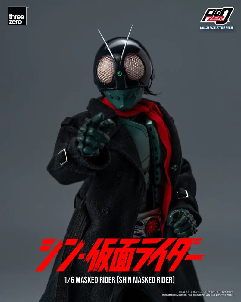 Kamen Rider FigZero Actionfigur 1/6 Shin Masked Rider 30 cm Produktfoto