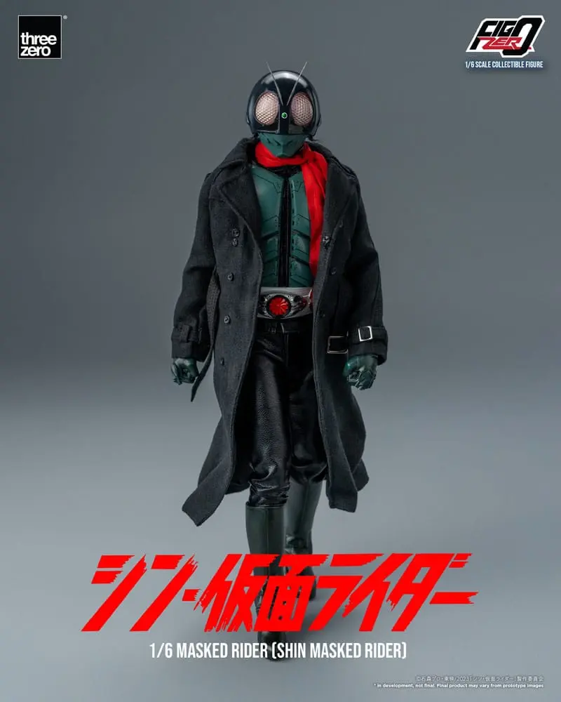 Kamen Rider FigZero Actionfigur 1/6 Shin Masked Rider 30 cm Produktfoto