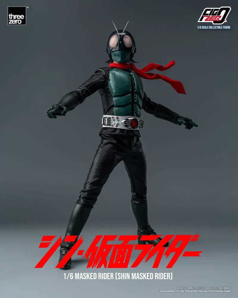Kamen Rider FigZero Actionfigur 1/6 Shin Masked Rider 30 cm Produktfoto