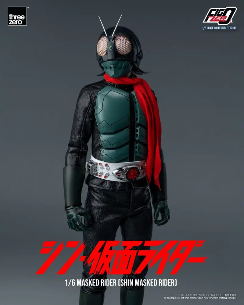 Kamen Rider FigZero Actionfigur 1/6 Shin Masked Rider 30 cm Produktfoto