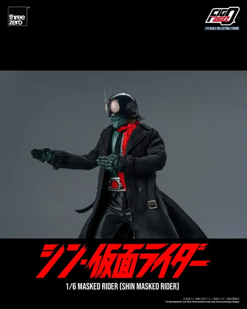 Kamen Rider FigZero Actionfigur 1/6 Shin Masked Rider 30 cm Produktfoto