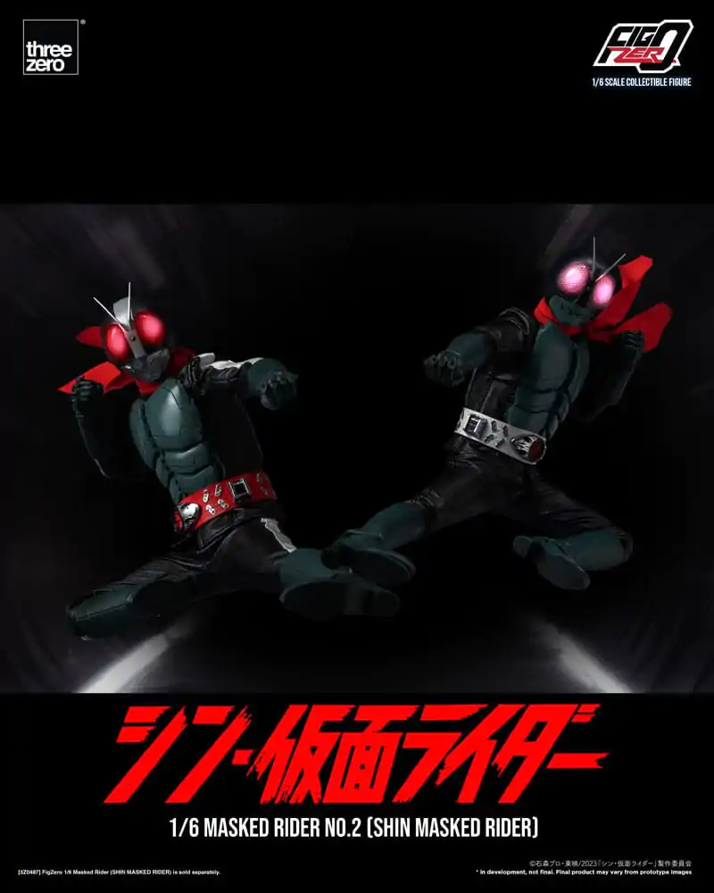 Kamen Rider FigZero Actionfigur 1/6 Shin Masked Rider No. 2 32 cm Produktfoto