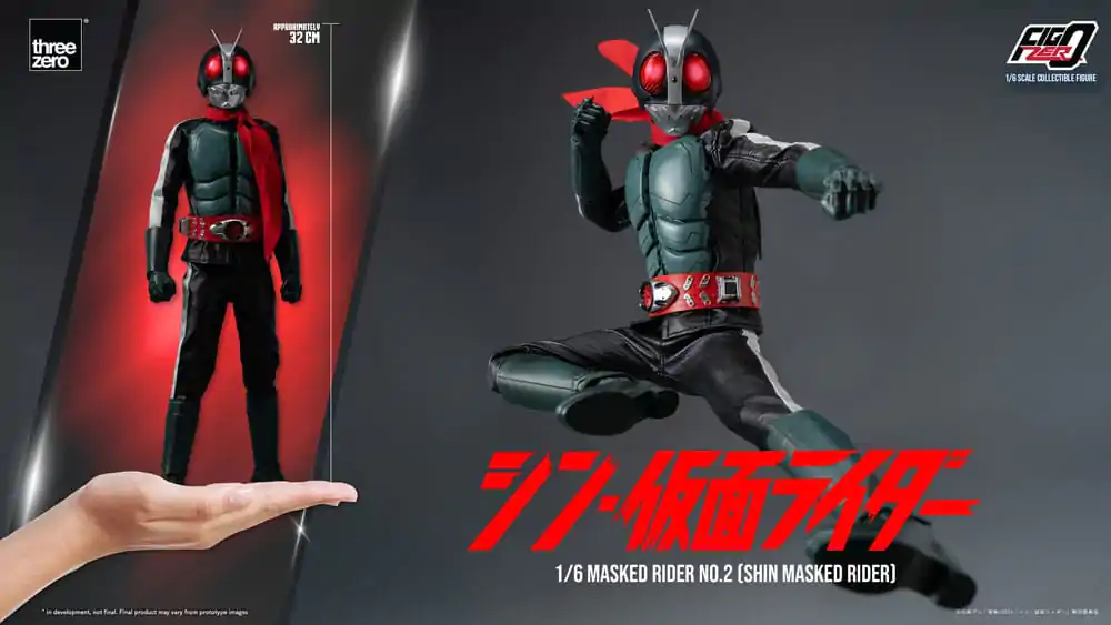 Kamen Rider FigZero Actionfigur 1/6 Shin Masked Rider No. 2 32 cm Produktfoto