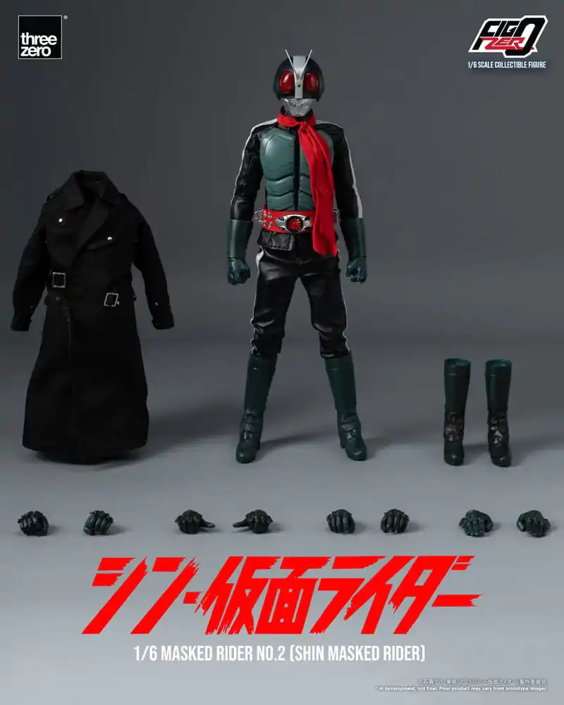 Kamen Rider FigZero Actionfigur 1/6 Shin Masked Rider No. 2 32 cm Produktfoto