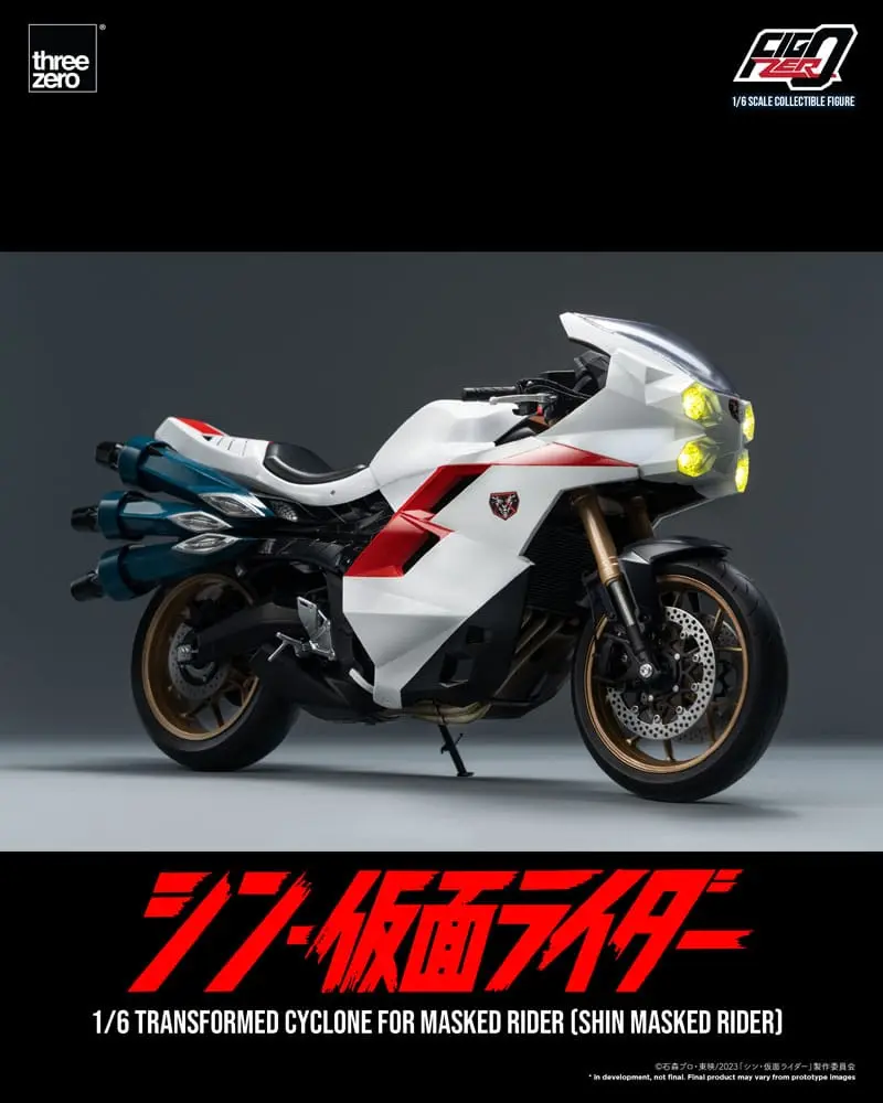 Kamen Rider FigZero Fahrzeug 1/6 Transformed Cyclone for Shin Masked Rider 35 cm Produktfoto