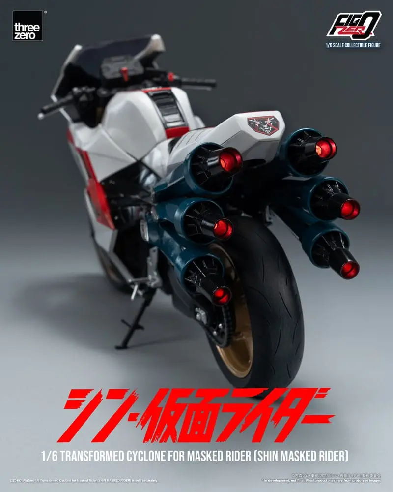Kamen Rider FigZero Fahrzeug 1/6 Transformed Cyclone for Shin Masked Rider 35 cm Produktfoto