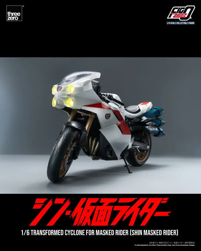 Kamen Rider FigZero Fahrzeug 1/6 Transformed Cyclone for Shin Masked Rider 35 cm Produktfoto