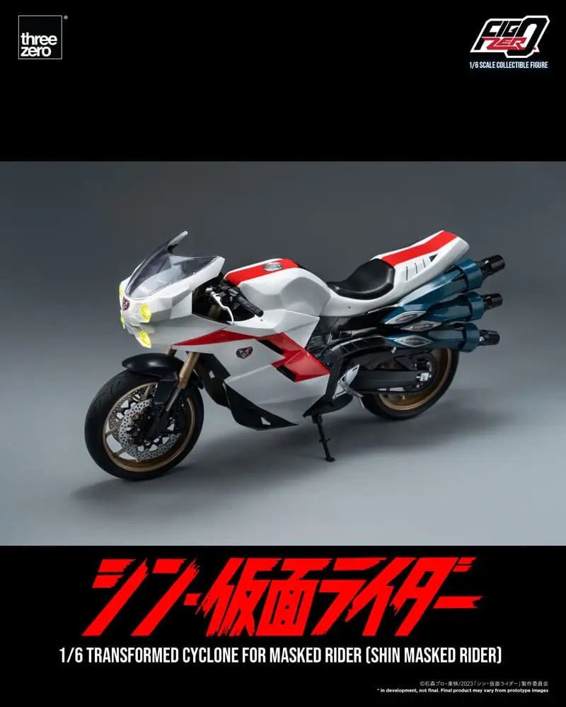 Kamen Rider FigZero Fahrzeug 1/6 Transformed Cyclone for Shin Masked Rider 35 cm Produktfoto