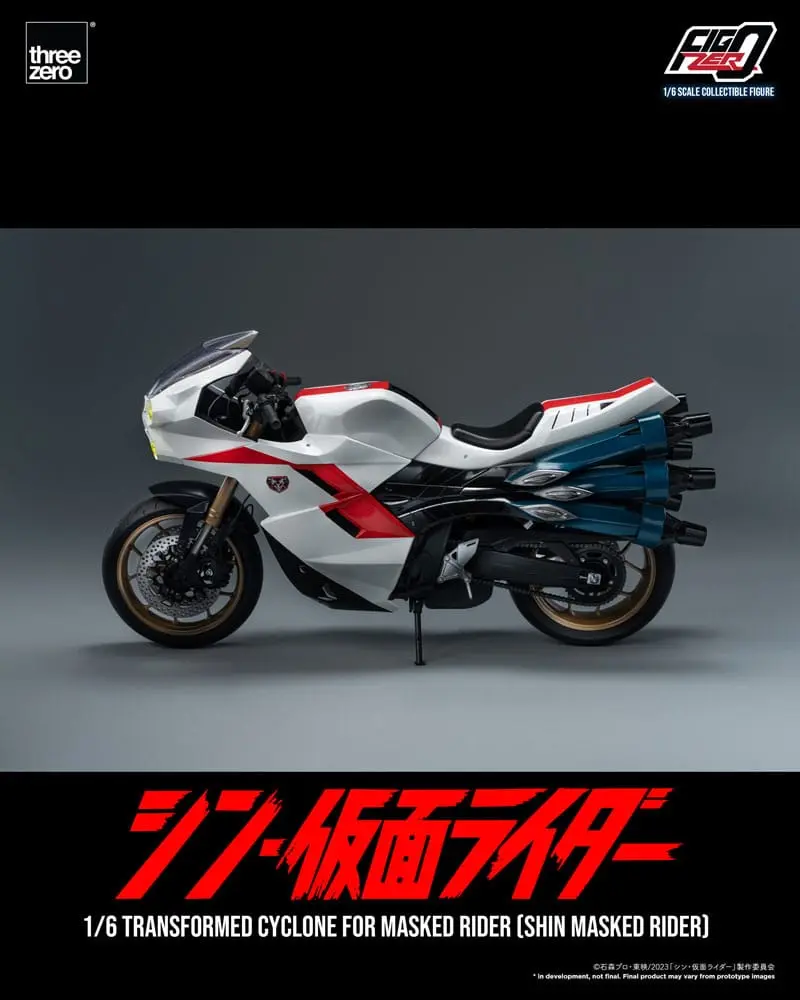 Kamen Rider FigZero Fahrzeug 1/6 Transformed Cyclone for Shin Masked Rider 35 cm Produktfoto