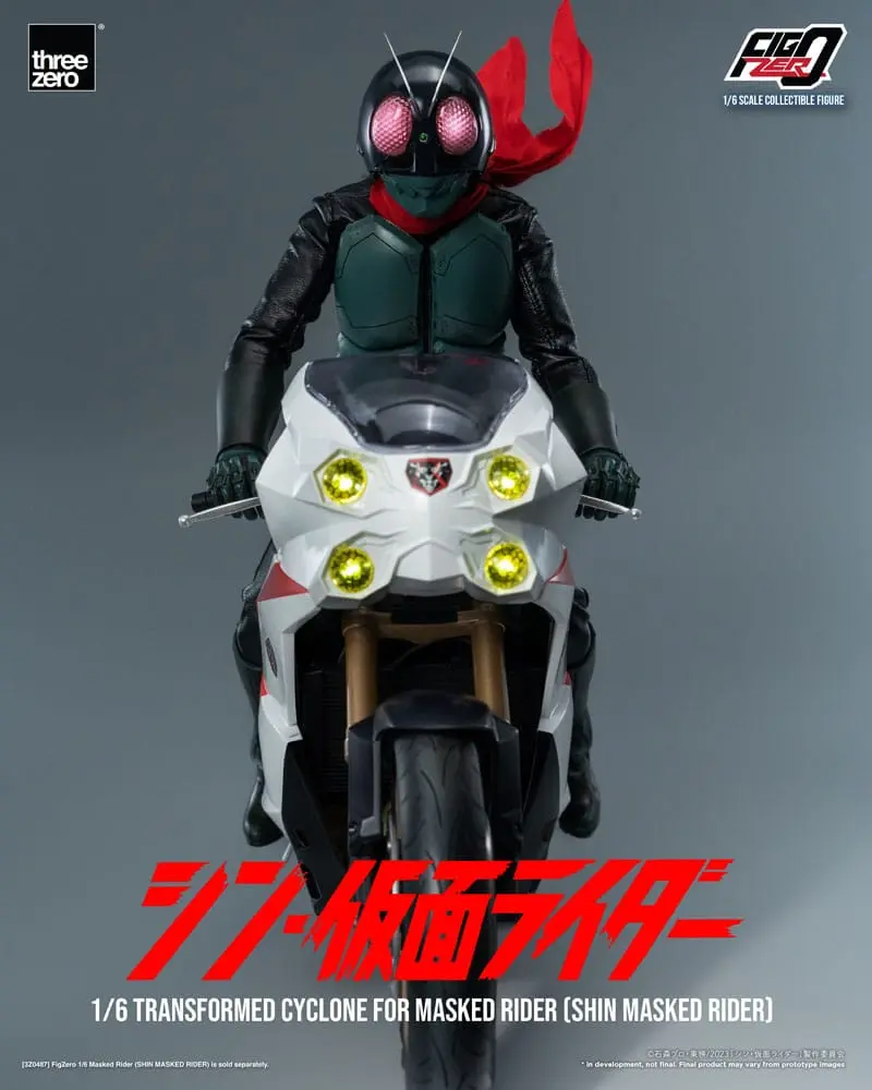Kamen Rider FigZero Fahrzeug 1/6 Transformed Cyclone for Shin Masked Rider 35 cm Produktfoto