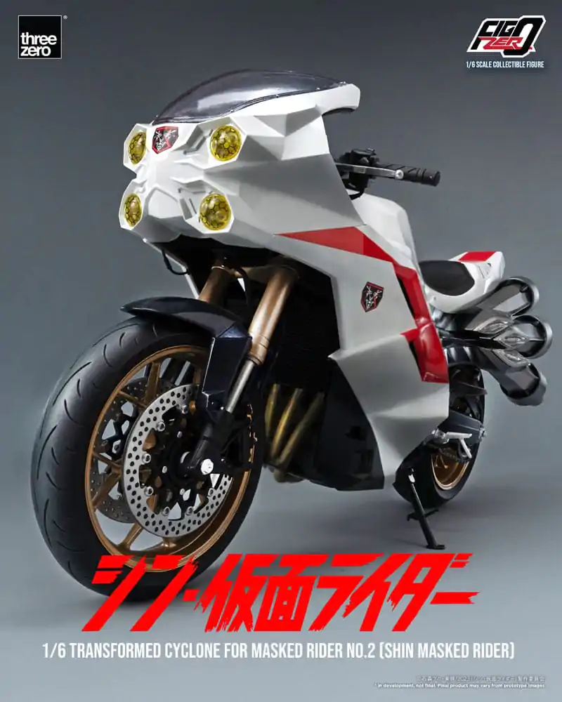 Kamen Rider FigZero Fahrzeug 1/6 Transformed Cyclone for Shin Masked Rider No. 2 35 cm Produktfoto