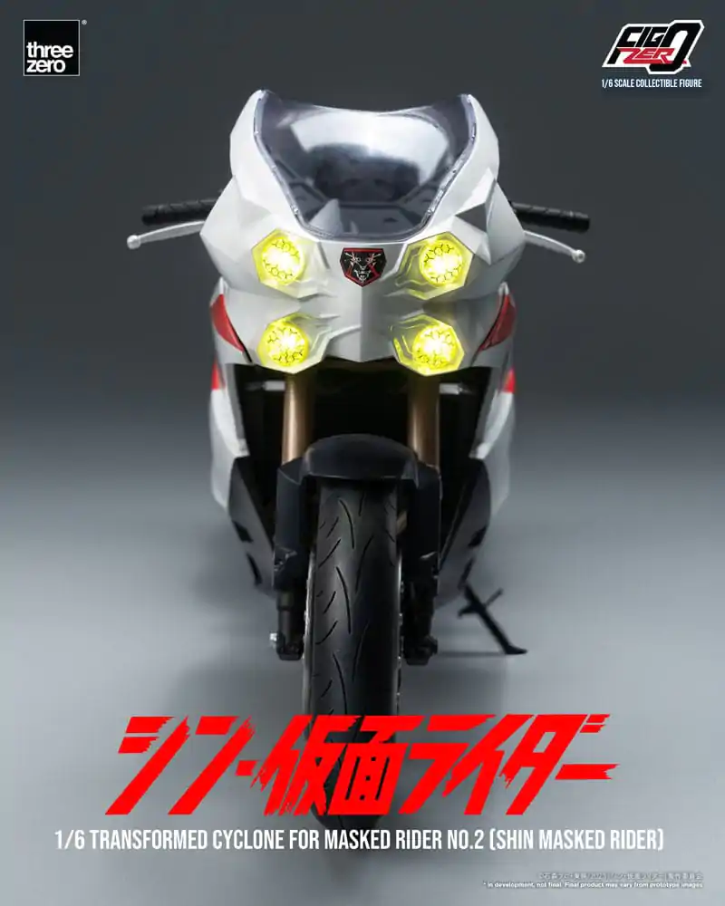 Kamen Rider FigZero Fahrzeug 1/6 Transformed Cyclone for Shin Masked Rider No. 2 35 cm Produktfoto