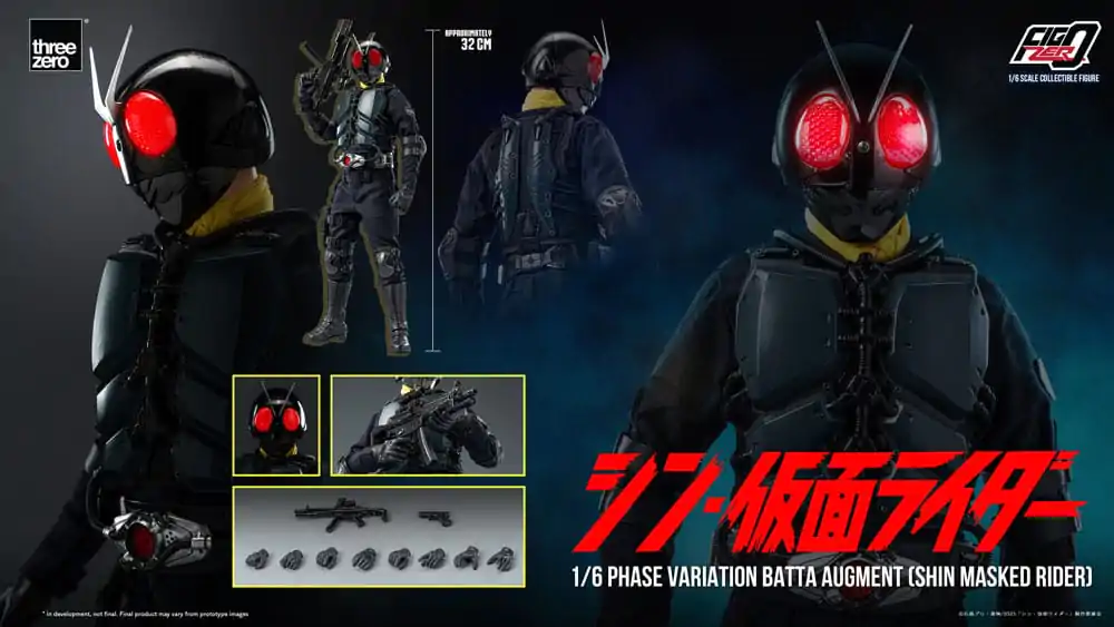Kamen Rider FigZero Actionfigur 1/6 Phase Variation Batta Augment (Shin Masked Rider) 30 cm Produktfoto