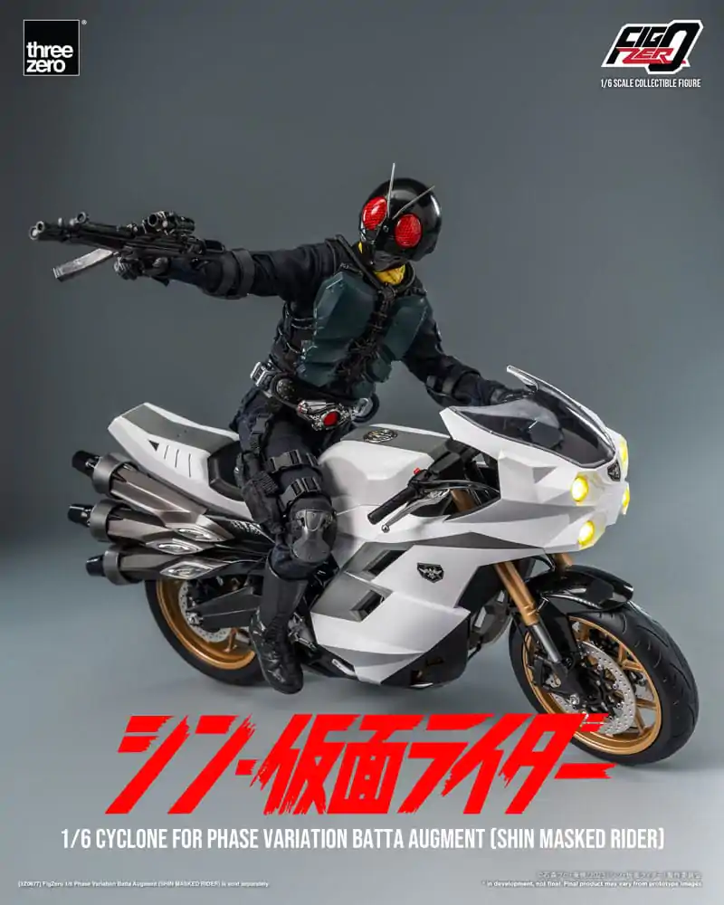 Kamen Rider FigZero Fahrzeug 1/6 Cyclone for Phase Variation Batta Augment (Shin Masked Rider) 35 cm Produktfoto