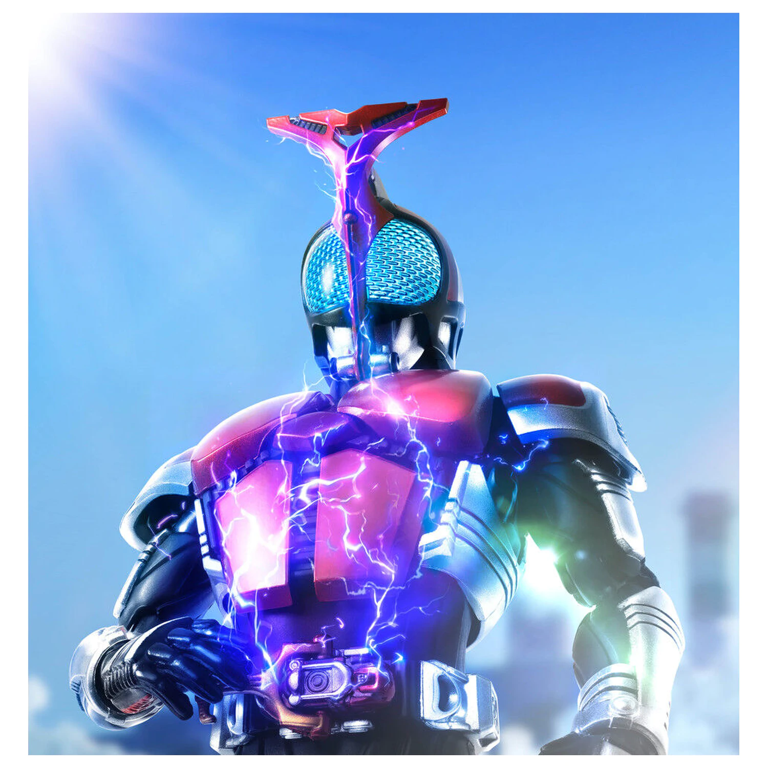 Kamen Rider Masked Rider Kabuto Rider Form 20th Anniversary ver. S.H. Figuarts Figur 14,5 cm Produktfoto