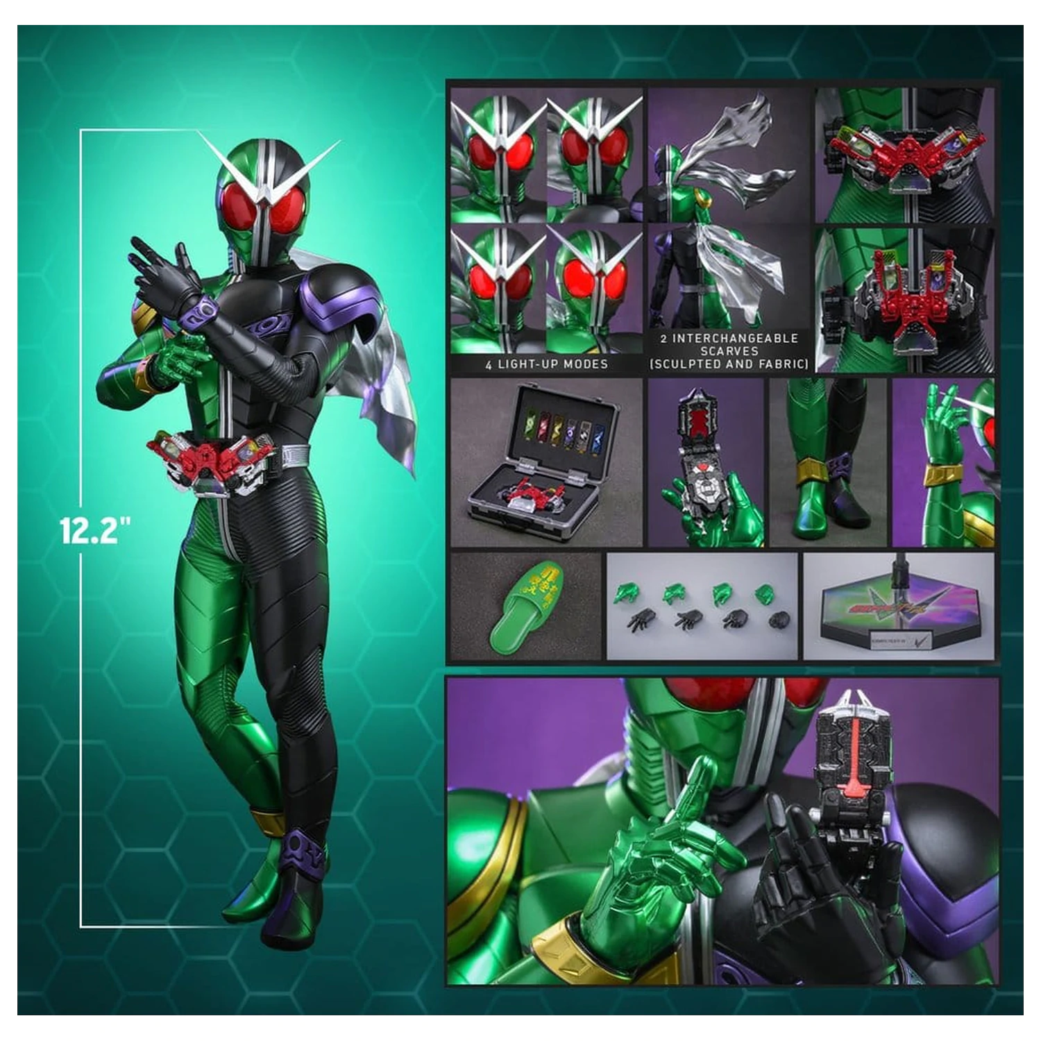 Kamen Rider Television Masterpiece Series Actionfigur 1/6 Kamen Rider W 31 Zentimeter Produktfoto