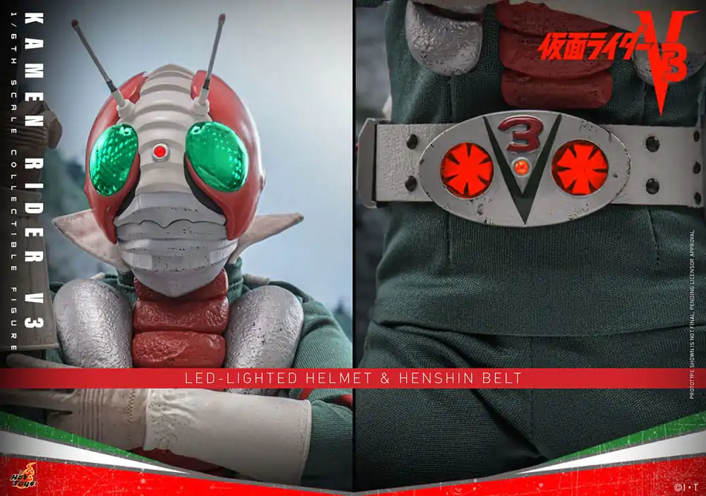 Kamen Rider V3 1/6 Kamen Rider V3 Action Figur 30 cm Produktfoto