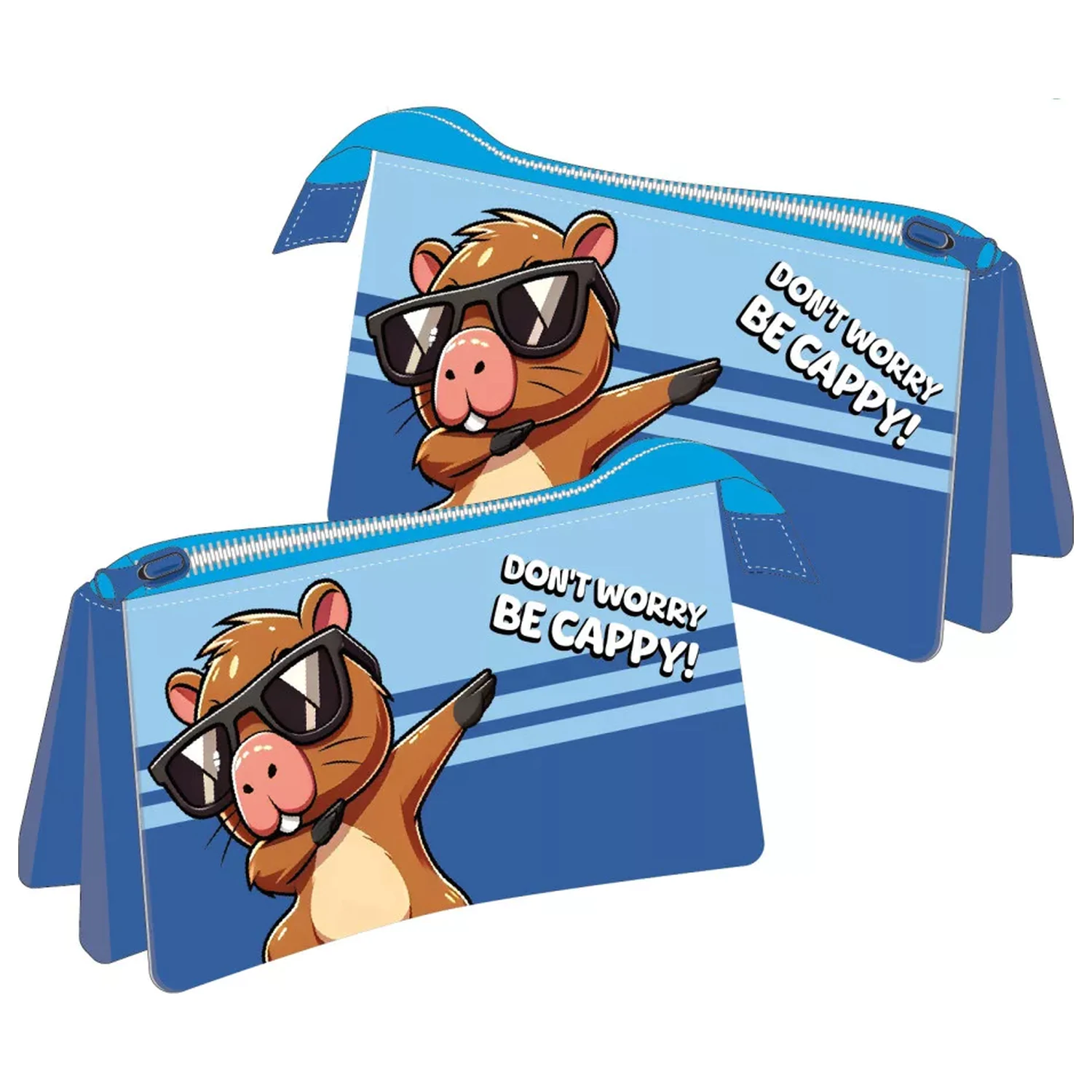 Capybara Be Cappy 3-Fächer Federmappe 22 cm Produktfoto