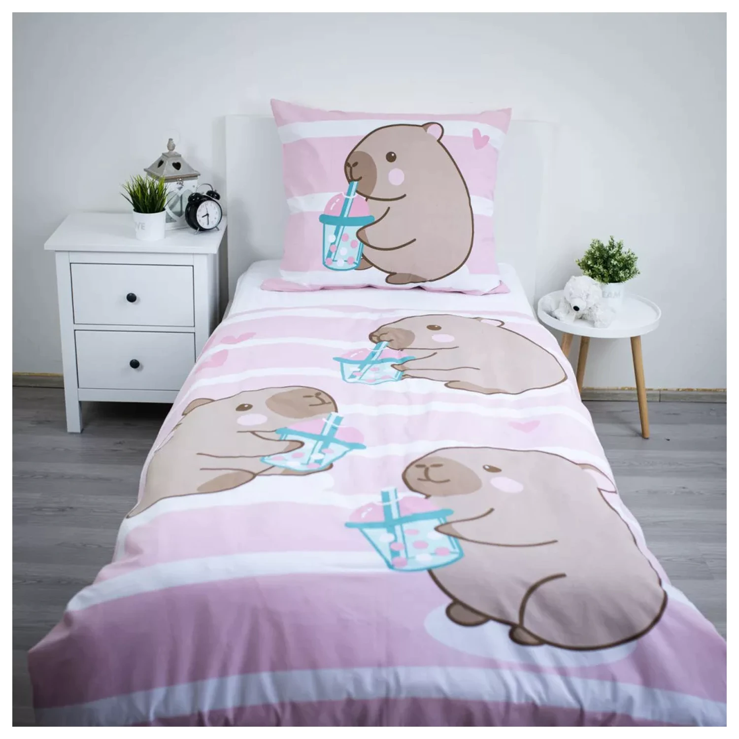 Capybara Bubble Bettbezug Produktfoto