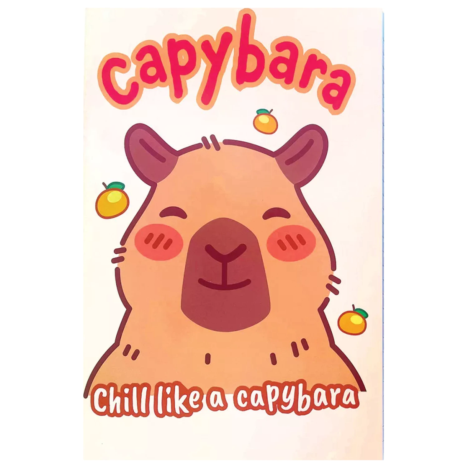 Capybara Chill B/5 liniertes Notizbuch 40 Seiten Produktfoto