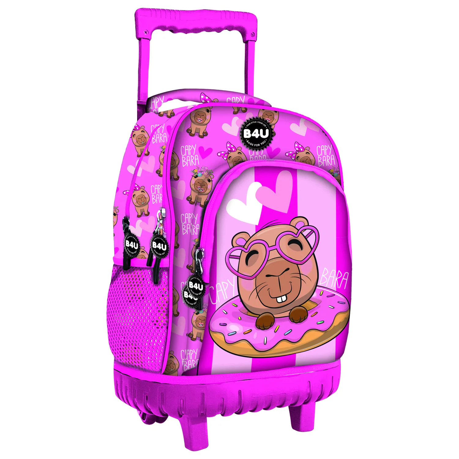 Capybara Donut Premium Rolling Schulranzen, Tasche 44 cm Produktfoto