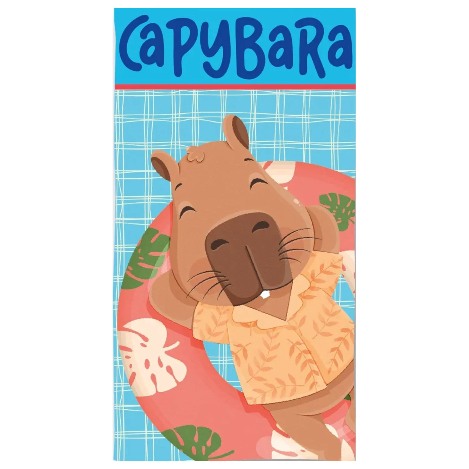 Capybara Float Fun Handtuch 70x140cm Produktfoto
