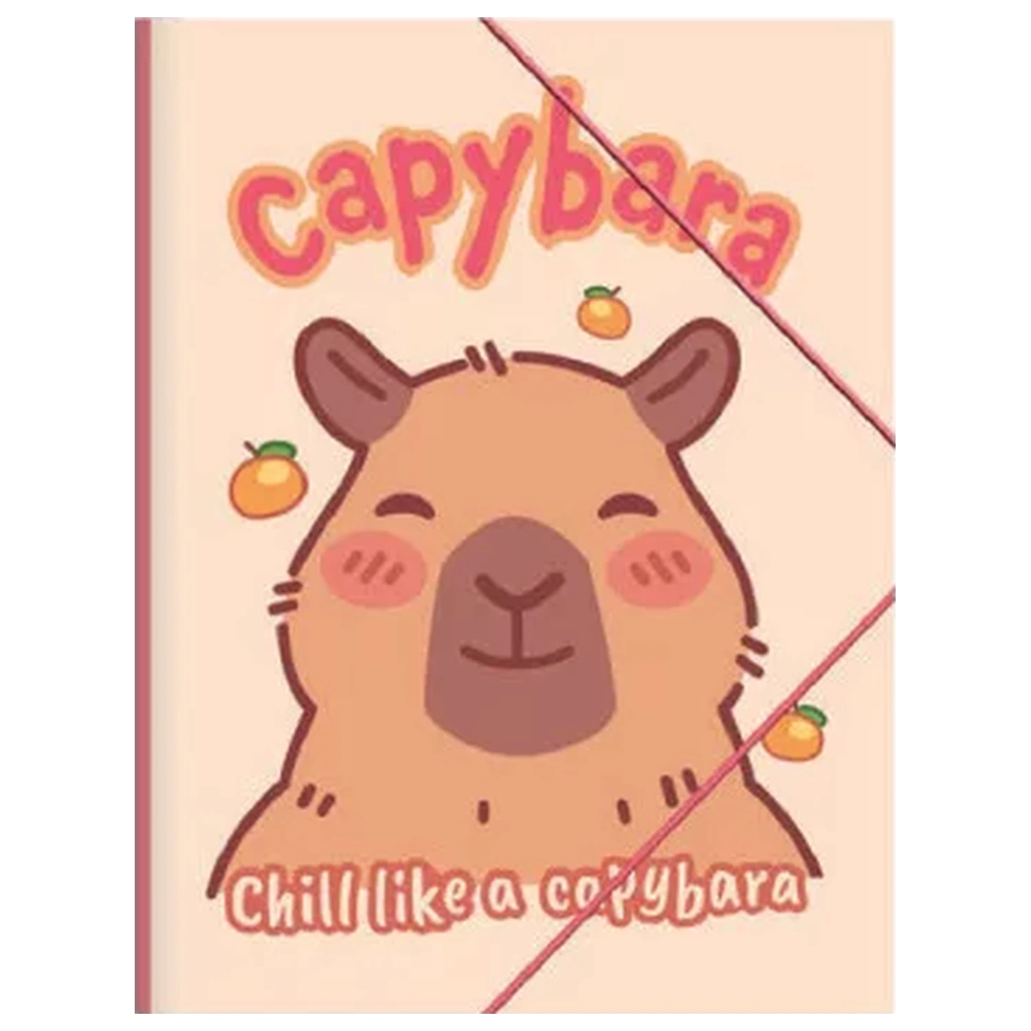 Capybara Happy Life A/4 Elastikmappe Produktfoto