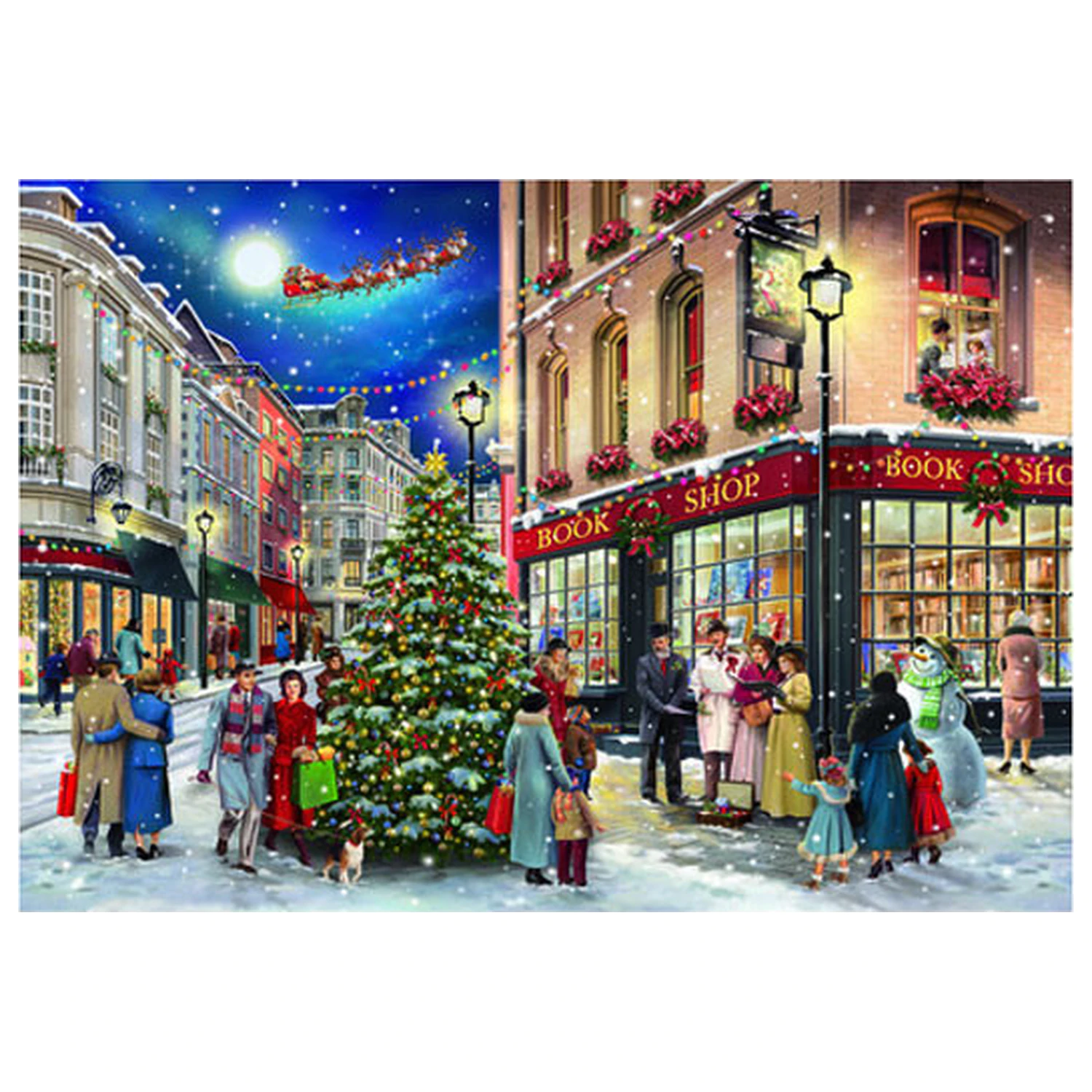 Christmas Classic Stroll 1000 Teile Puzzle Produktfoto