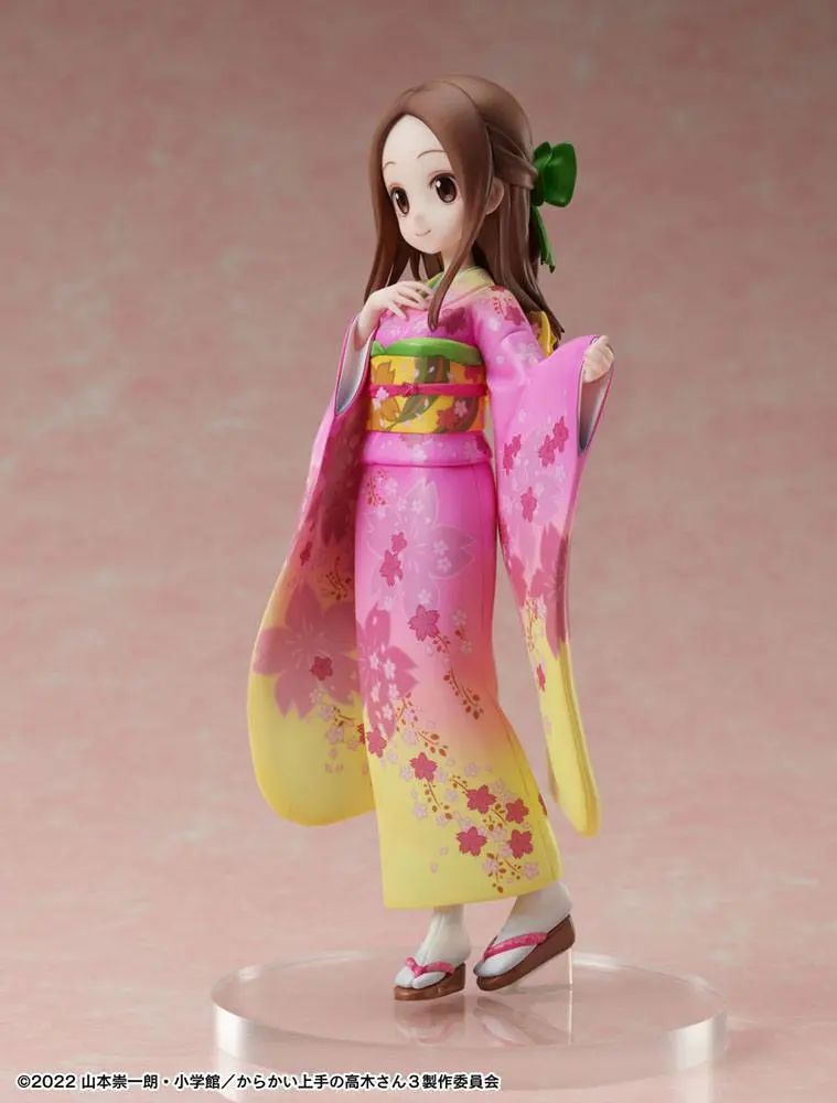 Karakai Jozu No Takagi-san PVC Statue 1/7 Takagi-san Sakura Kimono Ver. 22 cm Produktfoto