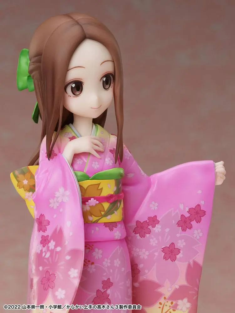 Karakai Jozu No Takagi-san PVC Statue 1/7 Takagi-san Sakura Kimono Ver. 22 cm Produktfoto