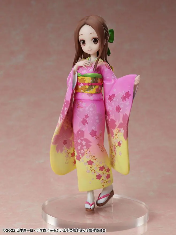 Karakai Jozu No Takagi-san PVC Statue 1/7 Takagi-san Sakura Kimono Ver. 22 cm Produktfoto