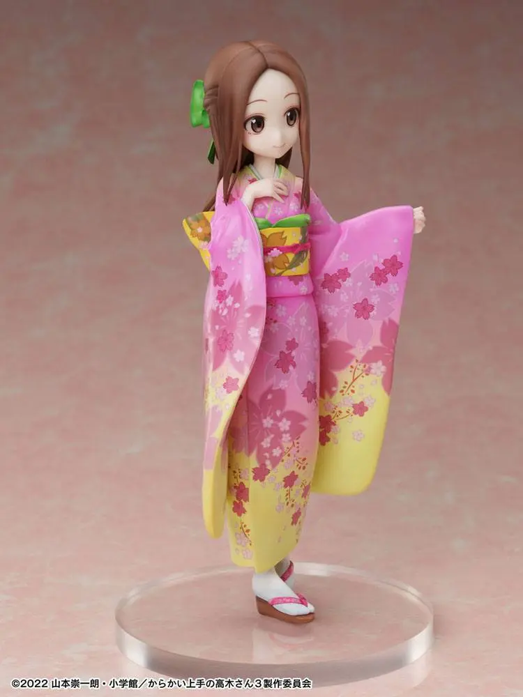 Karakai Jozu No Takagi-san PVC Statue 1/7 Takagi-san Sakura Kimono Ver. 22 cm Produktfoto