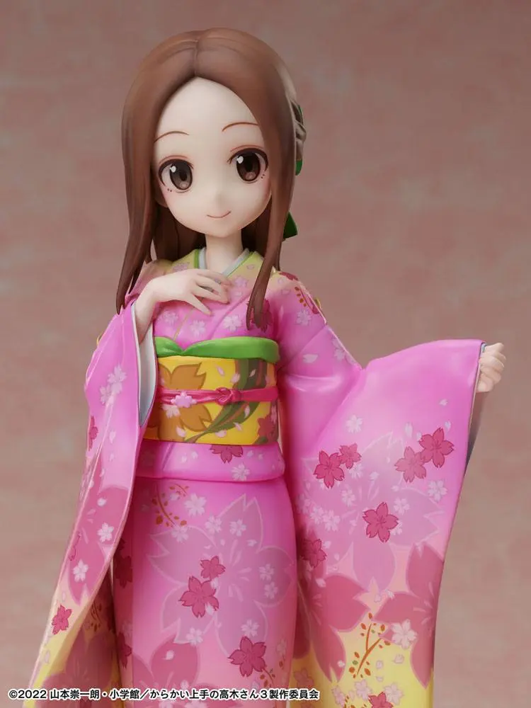 Karakai Jozu No Takagi-san PVC Statue 1/7 Takagi-san Sakura Kimono Ver. 22 cm Produktfoto