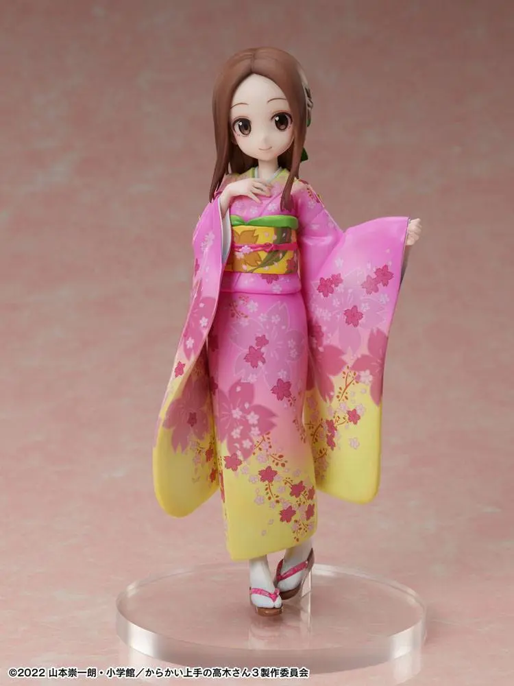 Karakai Jozu No Takagi-san PVC Statue 1/7 Takagi-san Sakura Kimono Ver. 22 cm Produktfoto
