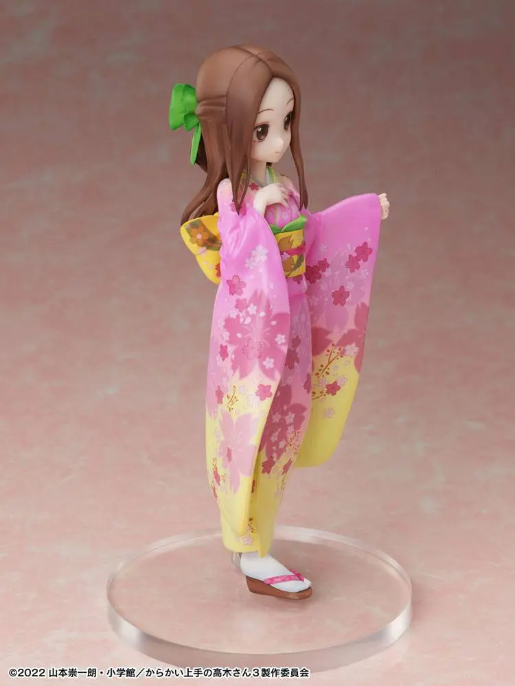 Karakai Jozu No Takagi-san PVC Statue 1/7 Takagi-san Sakura Kimono Ver. 22 cm Produktfoto