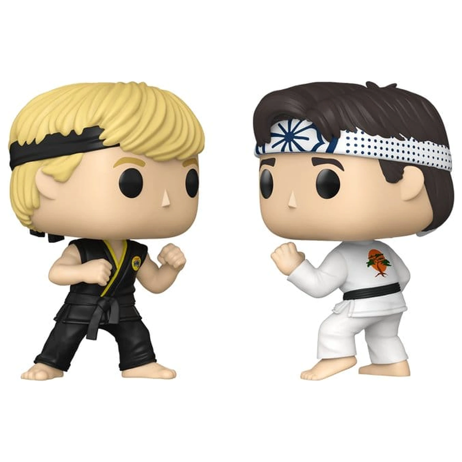 Karate Kid Funko POP! Movies Vinyl Figuren 2er-Pack Johnny & Daniel 9 cm Produktfoto